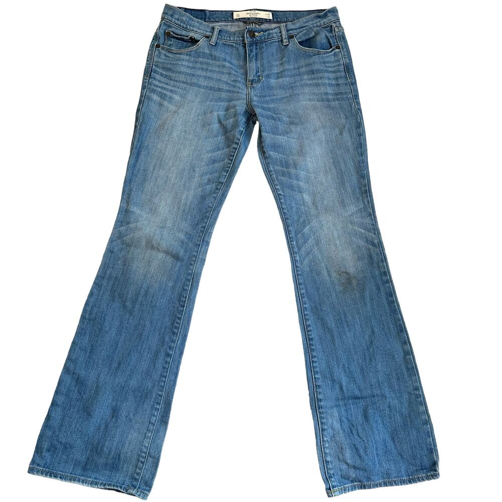 Abercrombie & Fitch perfect stretch bootcut mid rise jeans size 6S 28/31